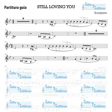 Pista Y Partituras Still Loving You - Scorpions