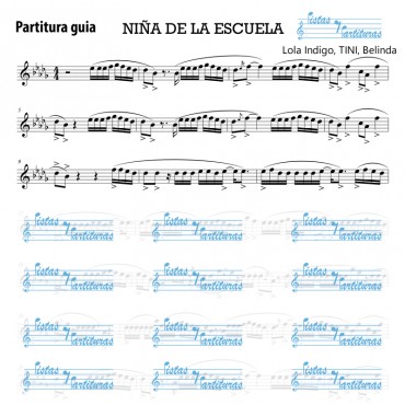 Pista Y Partituras La Niña de la Escuela
