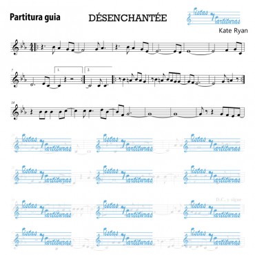 Pista y Partituras Desenchantée